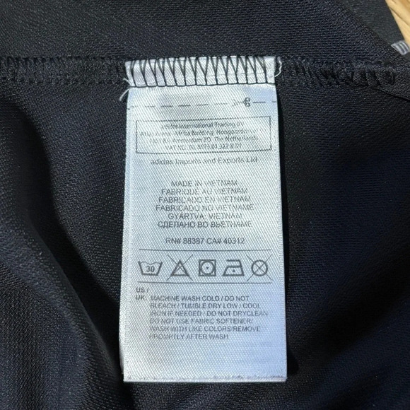 Adidas | Black Polo Golf Shirt  with Front Pocket - Picture 4 of 8